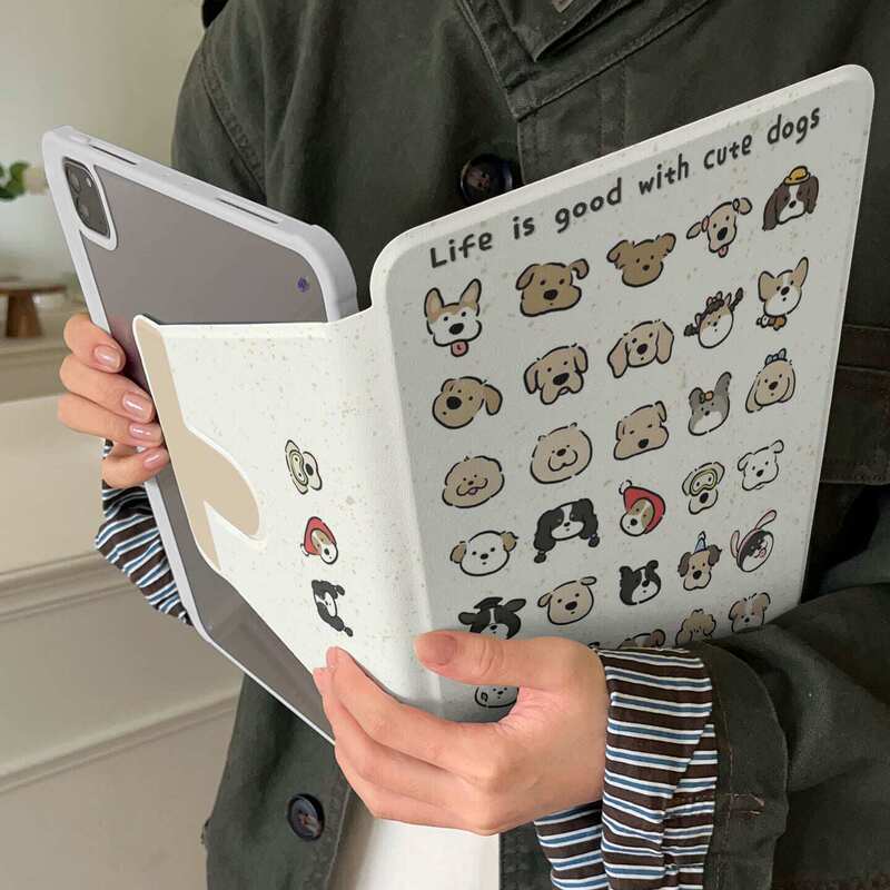 Ink Dot Puppy Protective Case for Samsung S6Lite Tablet 10.4 Inch 360 Rotation Galaxy Tab S9Fe Ink Dot Puppy Protective Case for Samsung S6Lite Tablet 10.4 Inch 360 Rotation Galaxy Tab S9Fe