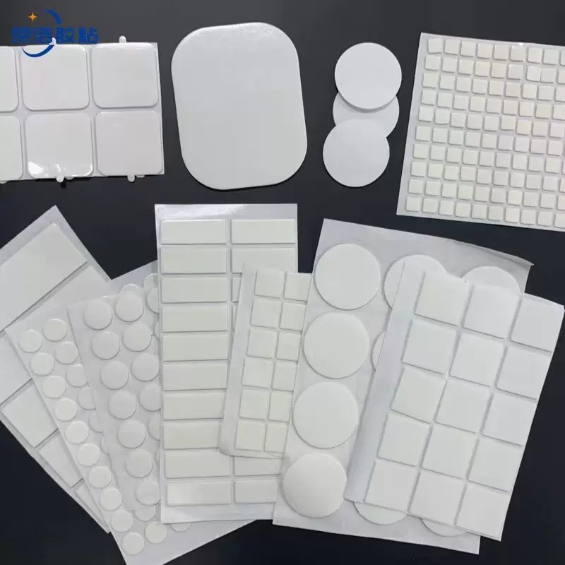 透明无痕亚克力可移双面胶点点胶可水洗反复使用纳米胶源头厂家