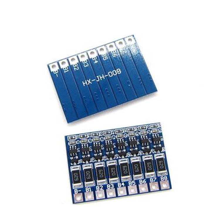 8串33.6V18650锂电池均衡功能板 8S29.6V 锂电池聚合物电池均衡板