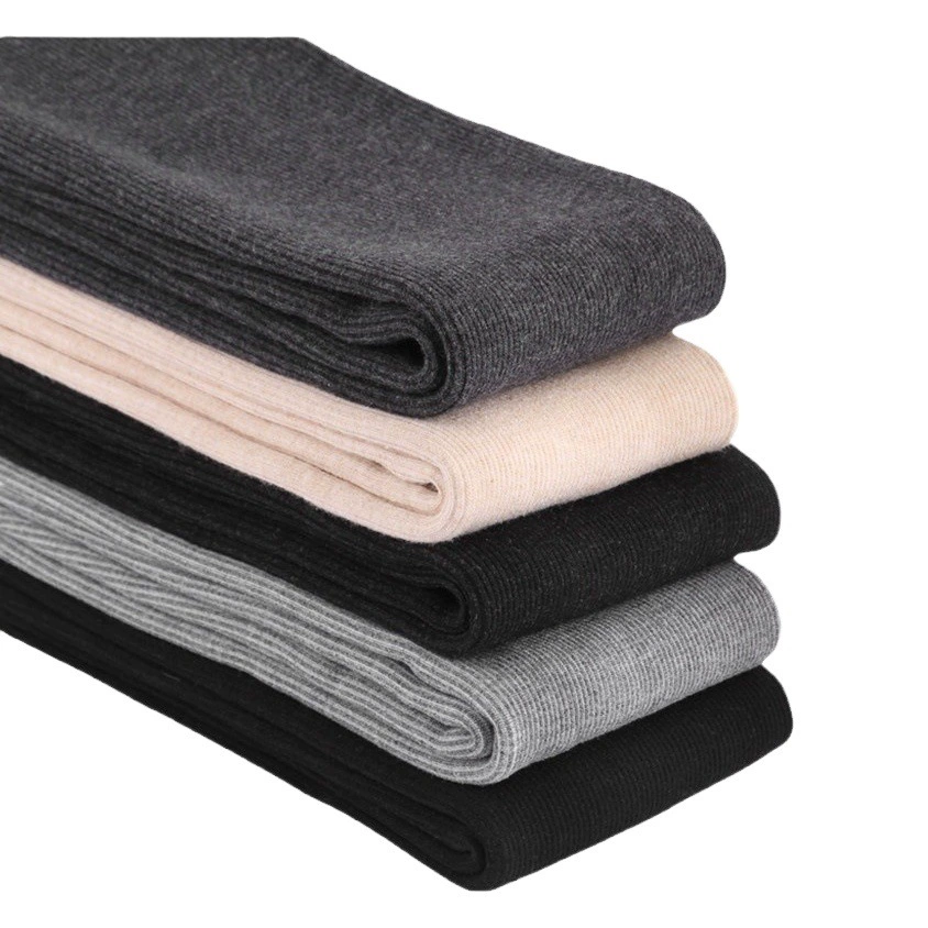 Осенне-зимние хлопковые леггинсы с утолщенной нитью на флисовой подкладке в Вертикальную Полоску, верхняя одежда, теплые штаны для ног, женские цельные брюки