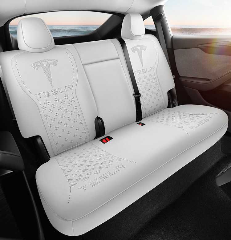 23-2526 Tesla Model Y/Huanxin 3 Special Car Seat Cushion Four-Season Seat Cover Half-Pack Non-Warping Seat Cover