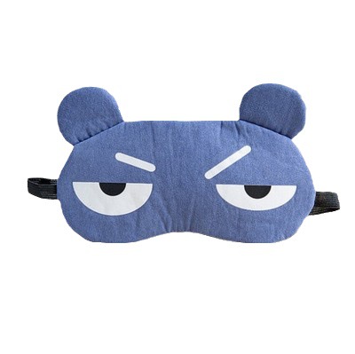 Dibujos animados lindo hielo comprimir sueño sombreado bolsa de hielo máscara de ojo frío transpirable dormir máscara de ojo aliviar la fatiga ocular