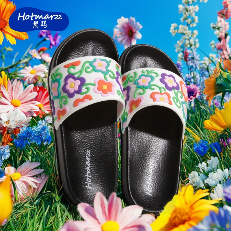 Hotmarzz Blackma женские нескользящие домашние модные тапочки, летние тапочки для ванной, повседневные тапочки