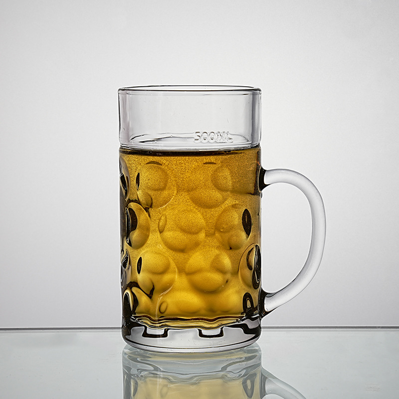 폴카 도트 맥주잔 500ml 24/박스