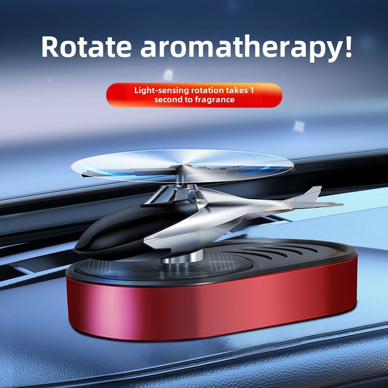 Auto Parfüm Auto Aromatherapie Auto Deodorant Langanhaltender Duft Licht Duft Solar Helikopter Dekoration_voghion.com
