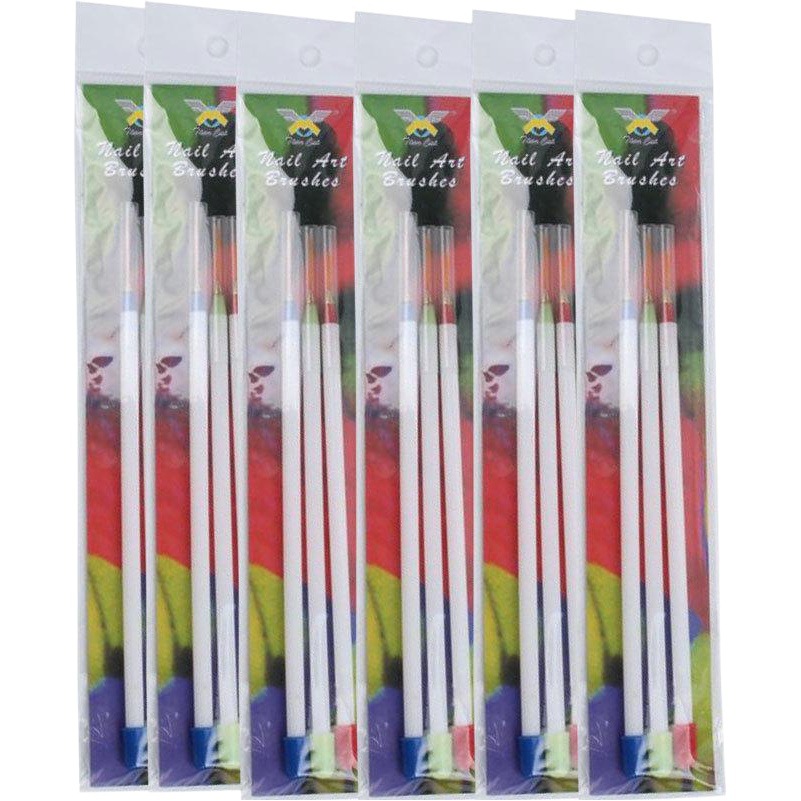 Origin supply plastic rod nail art pull line Pen very fine ultra-fine wholesale nail art 3 hook line Pen nail pen spot