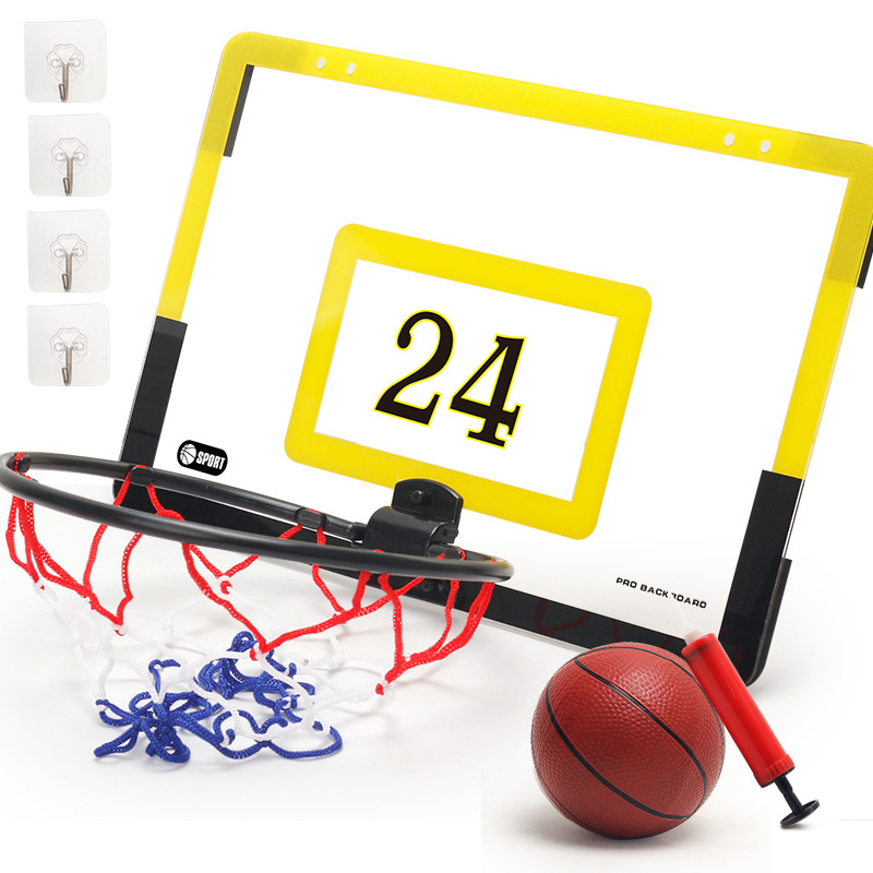 Children's Basketball Rack Punch-free Hanging Basketball Frame Indoor Outdoor Sports Parent-child Interactive Shooting Toys