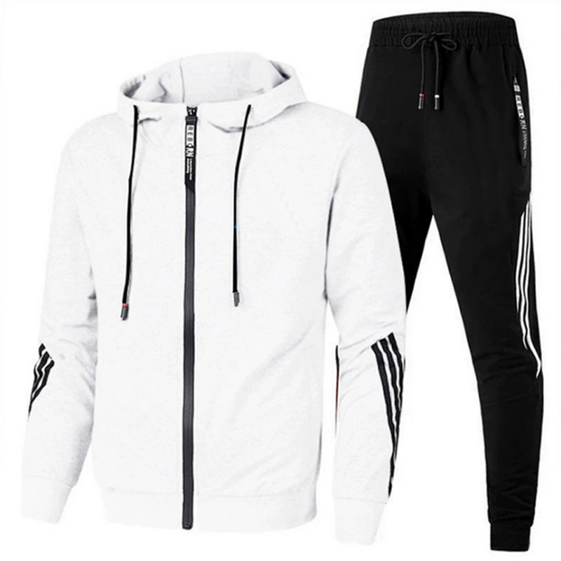 Sports suit, set with zipper, jacket for men and women, for import, European style, for running