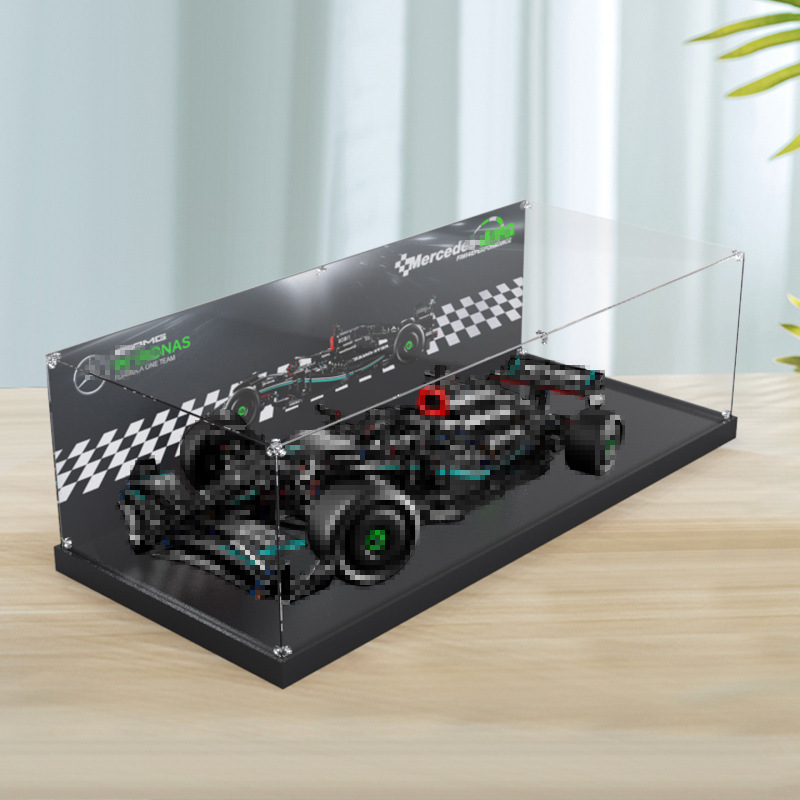 Suitable for Lego 42171 Mercedes-Benz F1 Racing Building Block Model Cover Acrylic High Booth Display Box