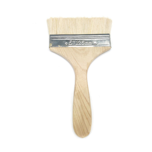 Wool brush soft bristle barbecue brush 1 inch 2 inches 3 inches 4 inches 5 inches water-based paint brush baking brush long handle factory wholesale