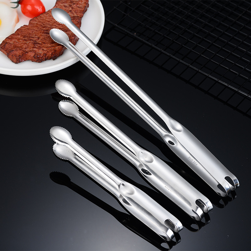 Clips de barbacoa coreana clips de acero inoxidable clips de barbacoa cocina alargada clips de alimentos clips de carne de barbacoa clips especiales