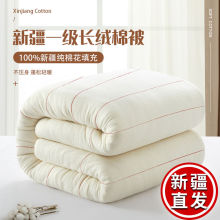 新疆一级长绒棉花被芯纯手工被子加厚保暖单人宿舍棉絮垫被褥铺底
