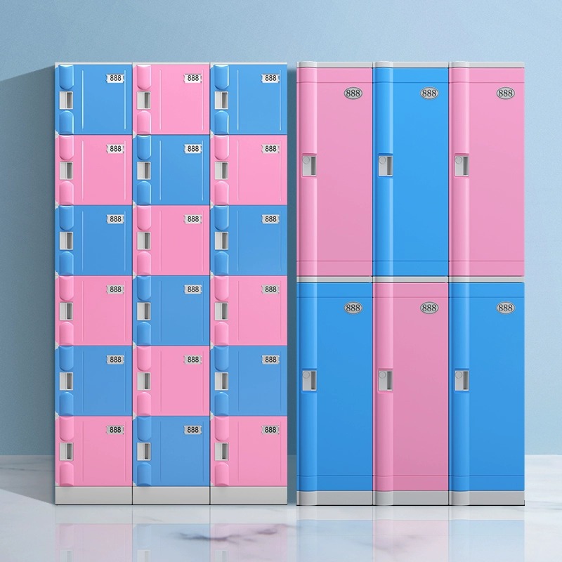 Armario de plástico ABS, gimnasio, baño, cambio de armario, aula, estantería para estudiantes, piscina, armario de almacenamiento impermeable