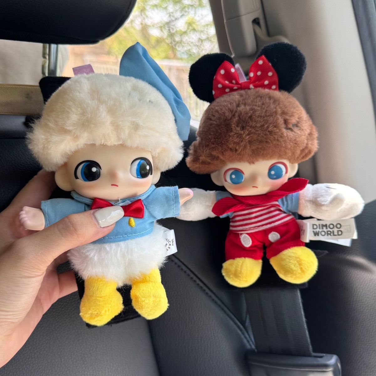 Dimoo Car Accessories Car Seat Belt Protective Cover Dimoo Anti-Shoulder Strap Car Interior Decoration Supplies