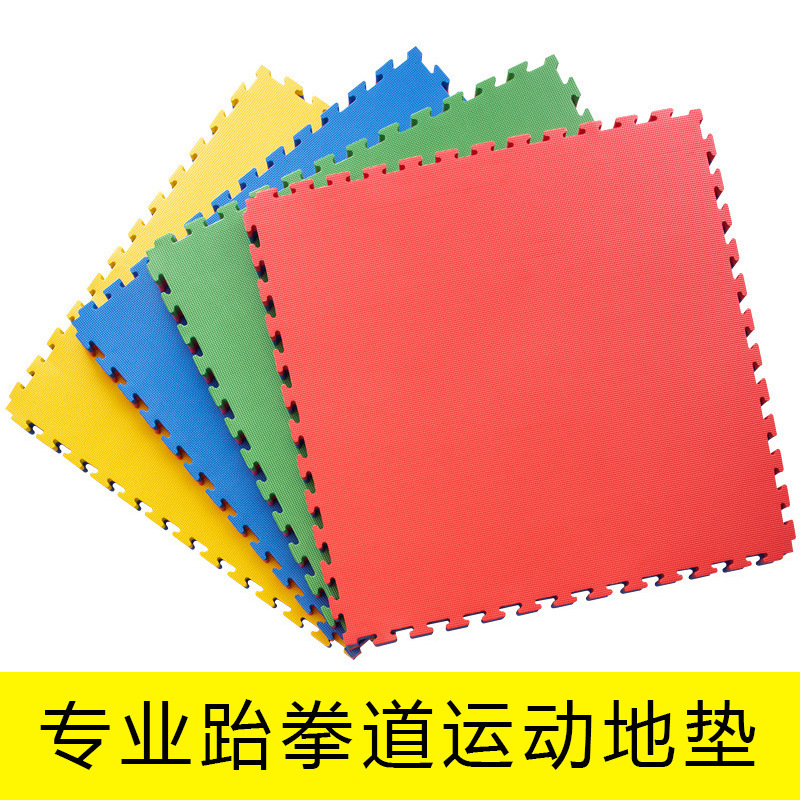 Taekwondo Mat Wushu Dao Hall Flip Floor Mat Wrestling Mat Dance Gymnastics Training Mat Foam Floor Mat 100*100