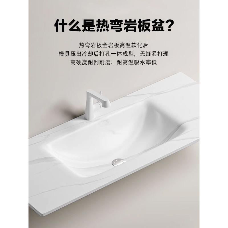 ✅ Factory Direct Sales of Rock Slab Heat-Bent Integrated Basins for Bathroom Sinks, Washbasins, and Washstands, Customizable Sizes
