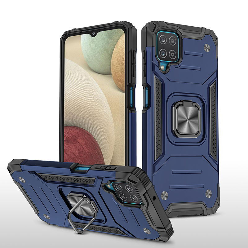 Kemeng Armor Is Suitable for Samsung A12 Mobile Phone Case, Sergeant Anti-Fall Ring Car Mobile Phone Case, Factory New Model
