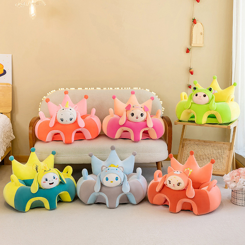 Fábrica nuevo bebé pellizcando conejo bajo centro de gravedad silla de bebé Silla de aprendizaje de dibujos animados resistente a la caída transfronteriza venta al por mayor caliente