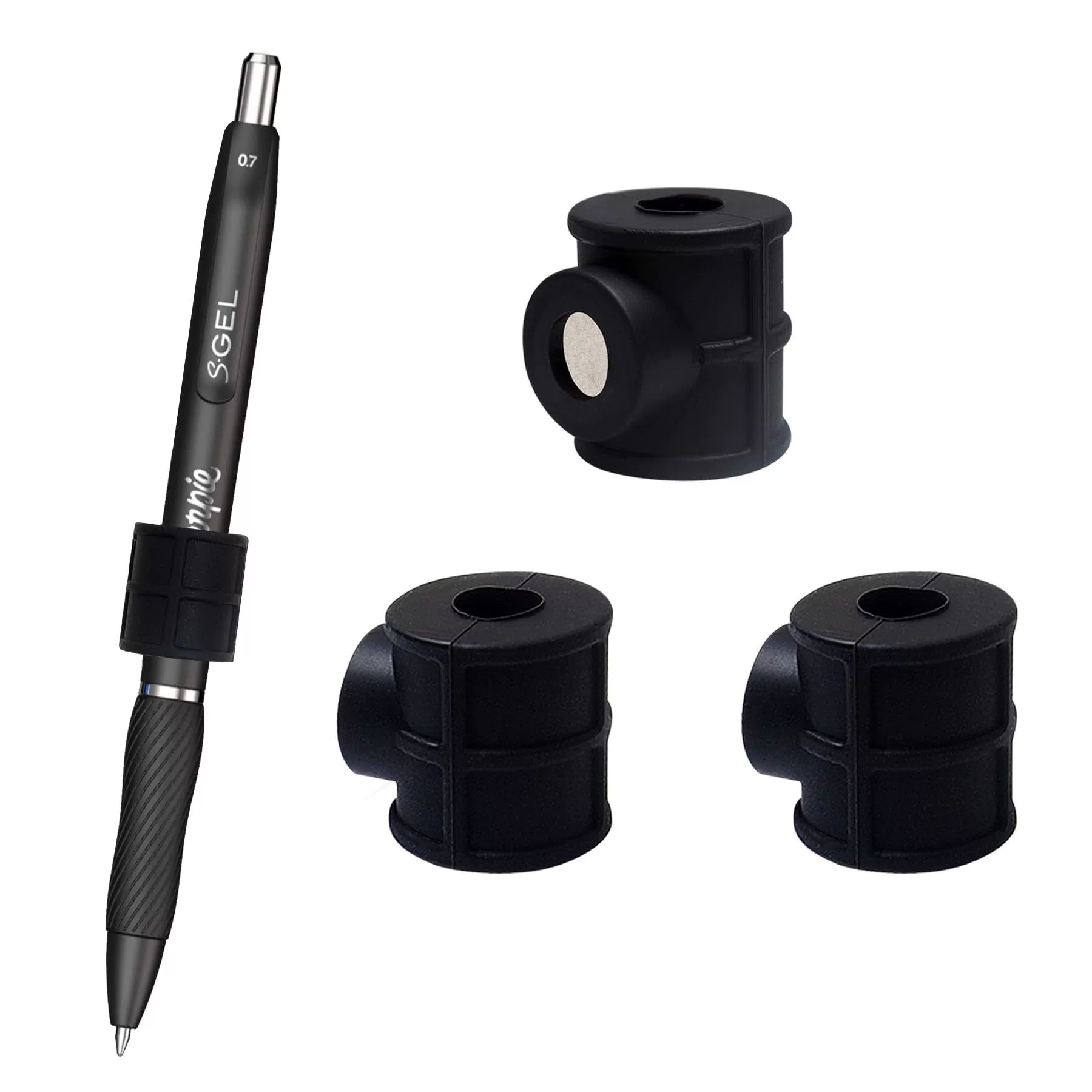 Магнитная ручка карандаш держатель силиконовый регулируемый кронштейн большинство ручки холодильник доска мастерская офис класс кухня