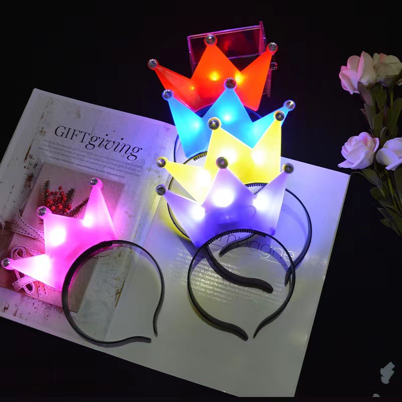 Estrellas brillantes, bandas de pelo, concierto de ayuda, tocaduras de flash, varillas fluorescentes, props de animación, fiesta de graduación, compañía