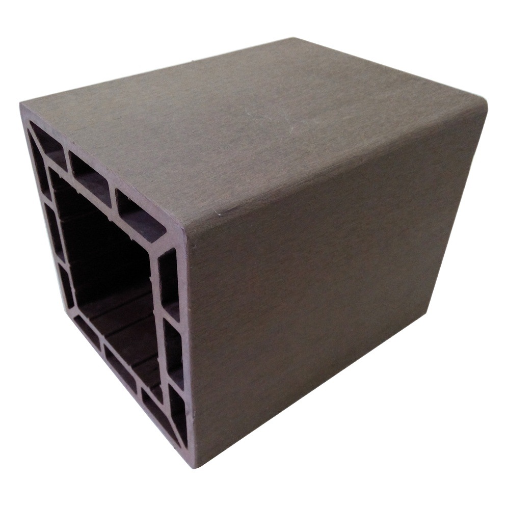 Columna de madera de plástico WPC barandilla uva soporte Pilar Río barandilla valla Plaza pasar columna antiséptico madera pabellón material