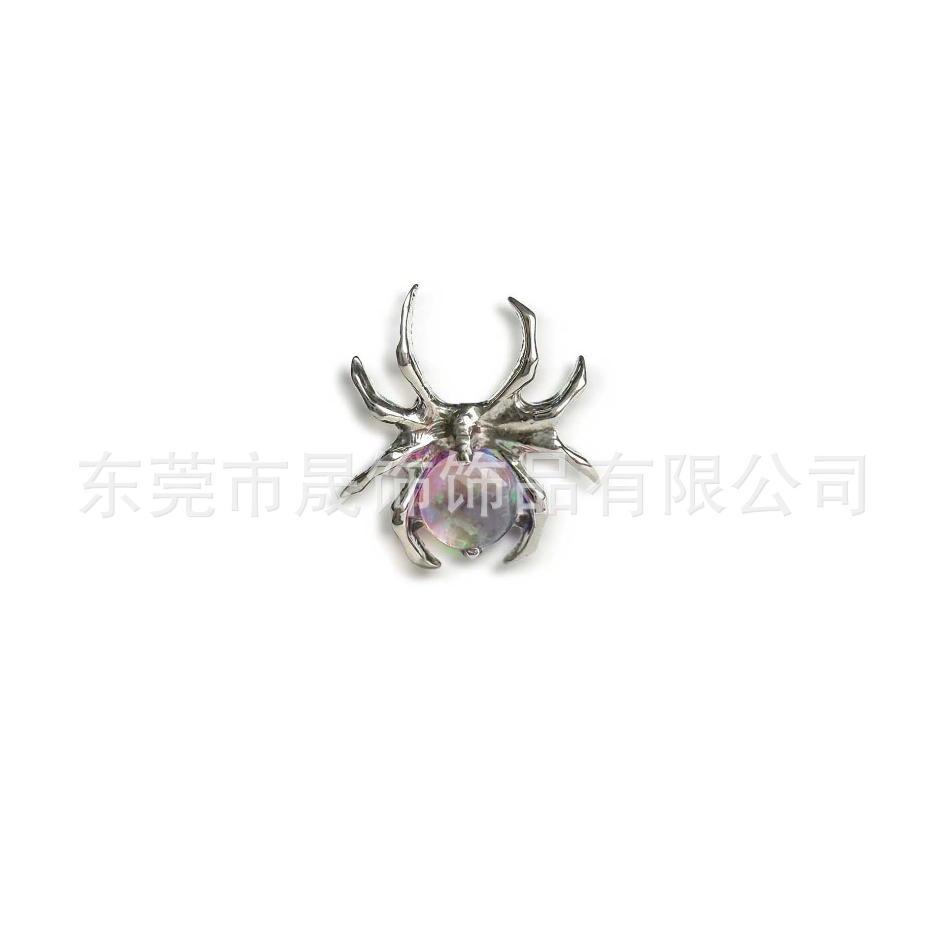 F136 Titanium Alloy 果冻欧珀蜘蛛 Ear Stud Helix Cartilage Stud G23 Implant Grade Titanium Labret Stud Piercing Jewelry
