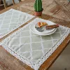 Green diamond+beige old lace