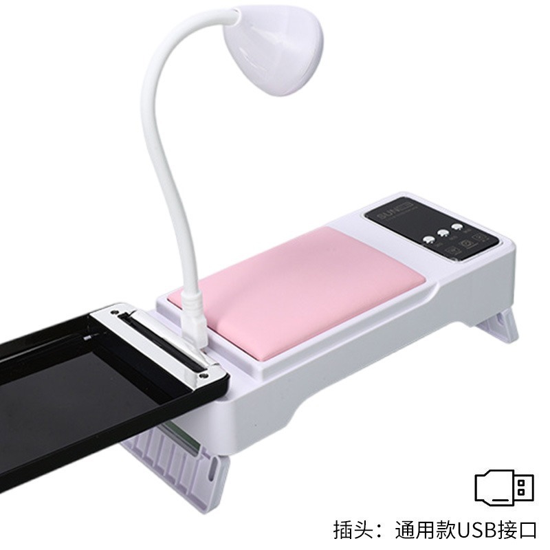Lámpara de manicura de almacenamiento 268W de alta potencia UV + LED doble fuente de luz pegamento de manicura luz fototerapia inteligente transfronteriza