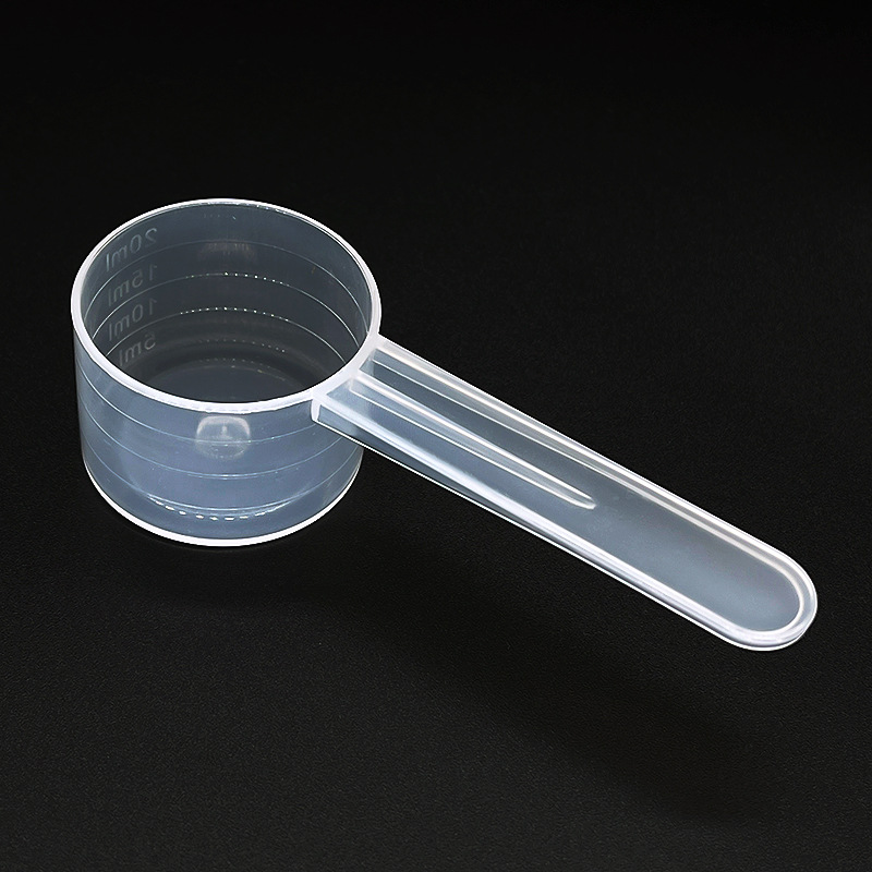 Cucharas medidoras de plástico de 2ml, 4ml, 8ml, 10ml, 20ml, 30ml, 40ml, 50ml, 60ml, 70ml y 100ml