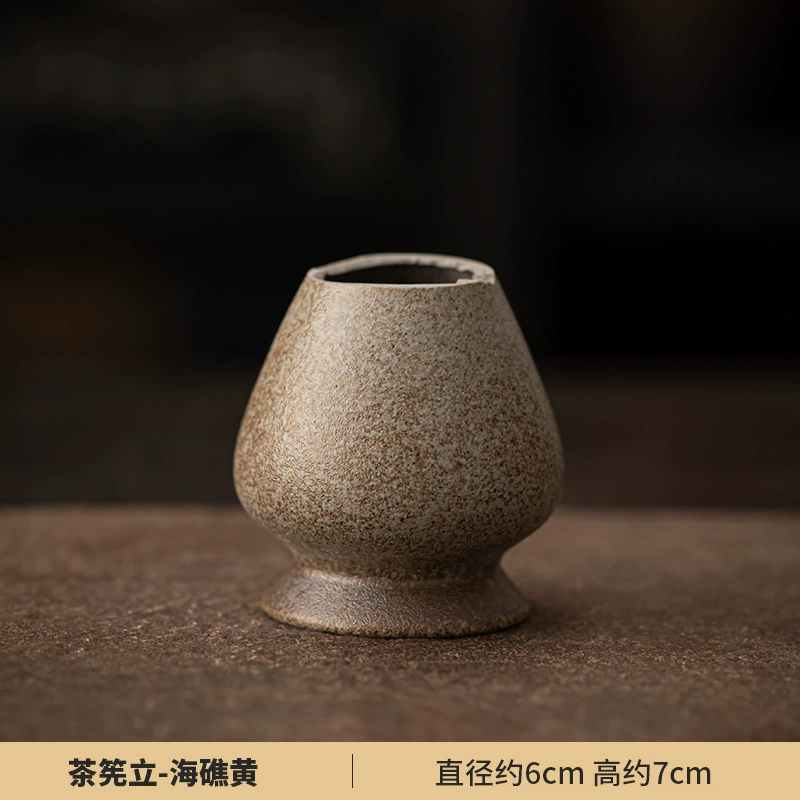Набор чая матча (Creative Ceramics) японский стиль керамические чайные инструменты — венчик, ложка, сито нержавеющая сталь