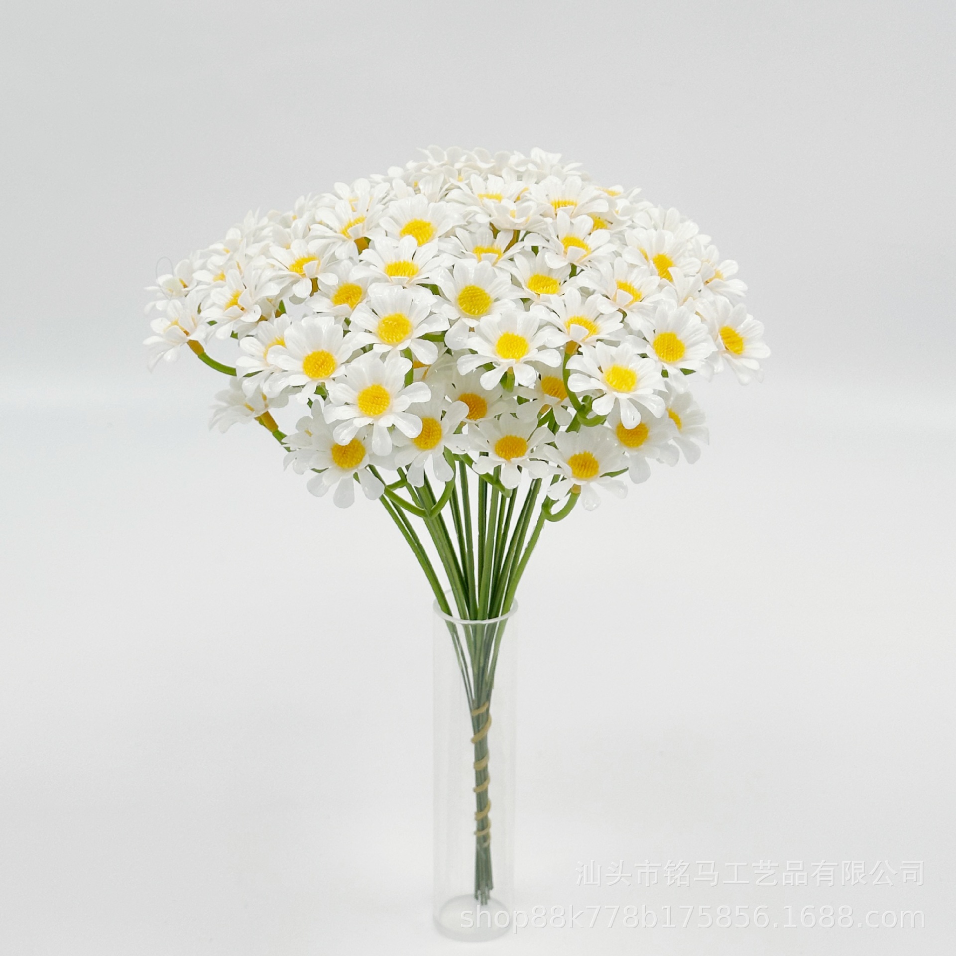 Amazon Temu Cross - Border single 5 - Fork Simulation margaritas con arreglos florales en la Mesa de la Sala de estar de la boda de estrellas image 4