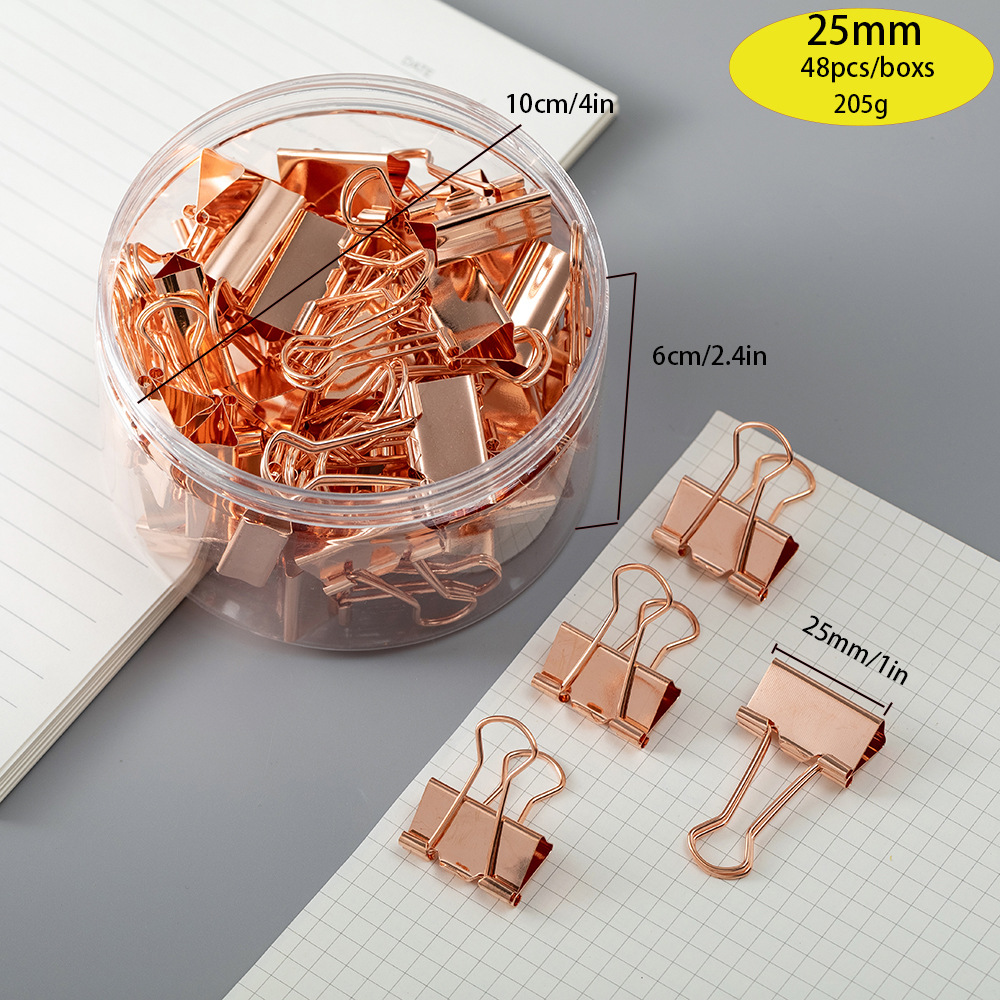 25mm 로즈 골드 48개/통