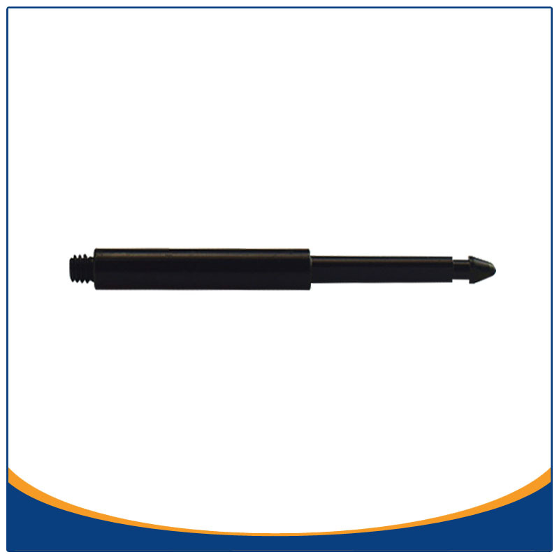 研磨轴芯东莞冷镦厂家批量供应 M4*φ6*60环保黑锌带螺纹卡槽销轴