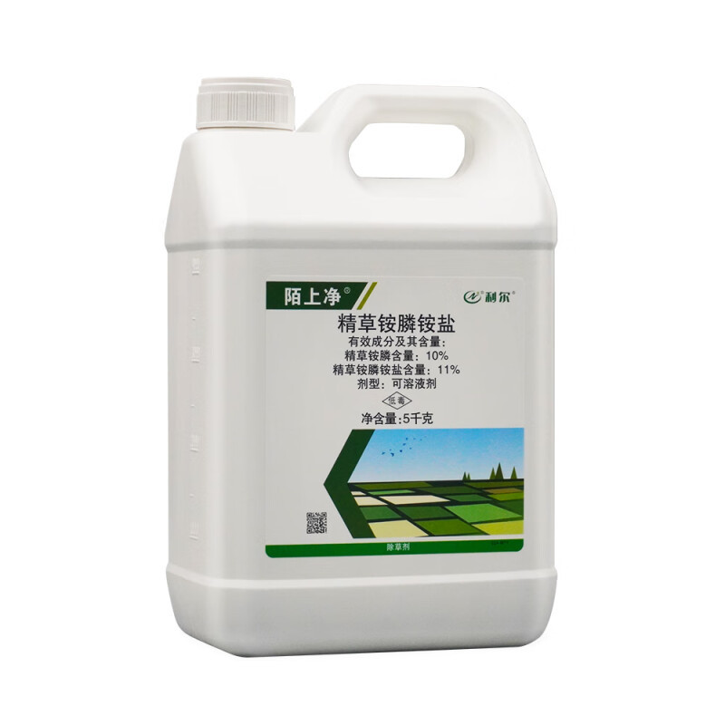 利尔作物利尔陌上净11%精草铵膦铵盐除草剂牛筋草小飞蓬非耕地杂
