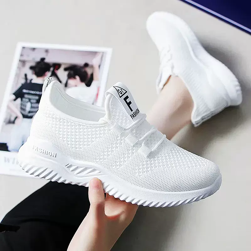 鞋子女2025外贸新款轻便休闲鞋跑步鞋透气shoes软底运动鞋低跟