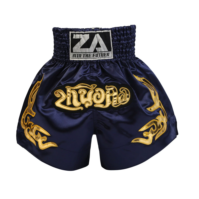 Boxing Training Shorts, Muay Thai Style, Satin Finish, Sizes XXXS(110)–XXXXL(200)