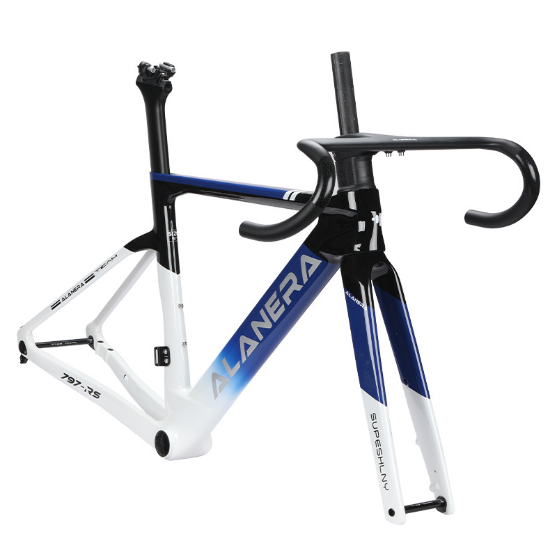 Deep Sea Blue 2025 New Alanera Grenadier-Rs Carbon Fiber Frame Road Bike Wind Breaking Frame