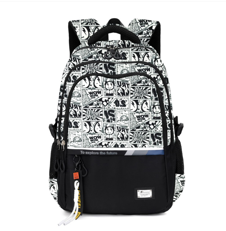 Mochila para hombre Mochila de viaje simple y de gran capacidad Ocio japonés estudiante de secundaria estudiante de secundaria estudiante universitario mochila escolar masculino