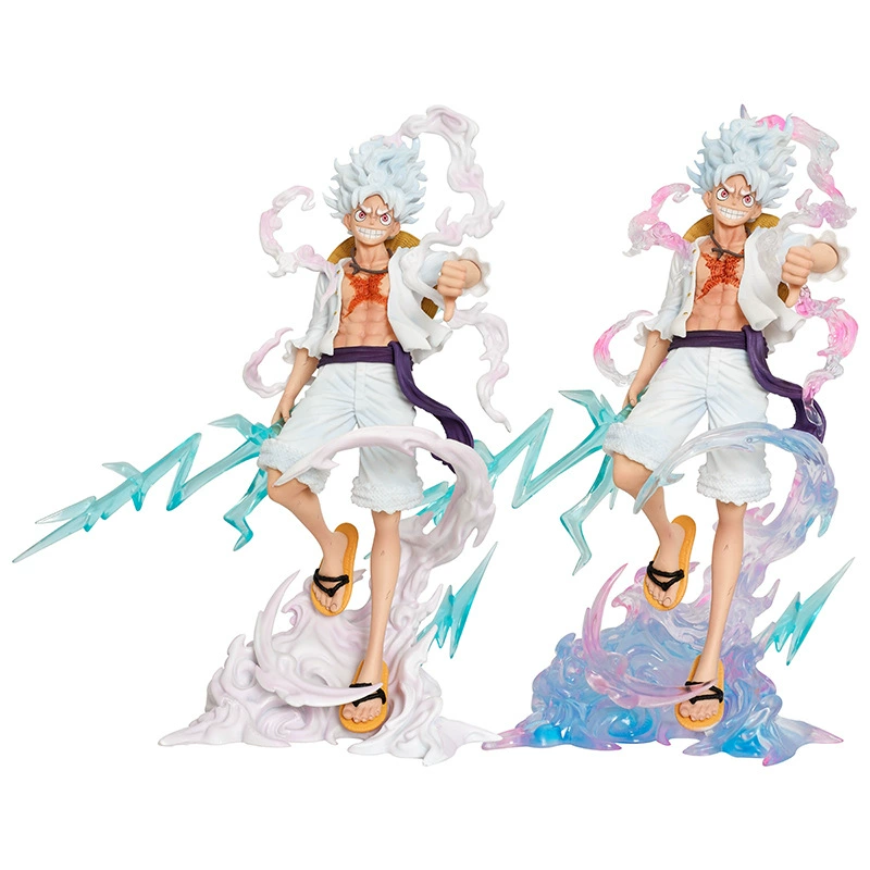 Ручная работа One Piece NY Nika - Flying Pacific Sun God Five Form Tieyun Luffy Lightning Model Swing Decoration Оптовая продажа