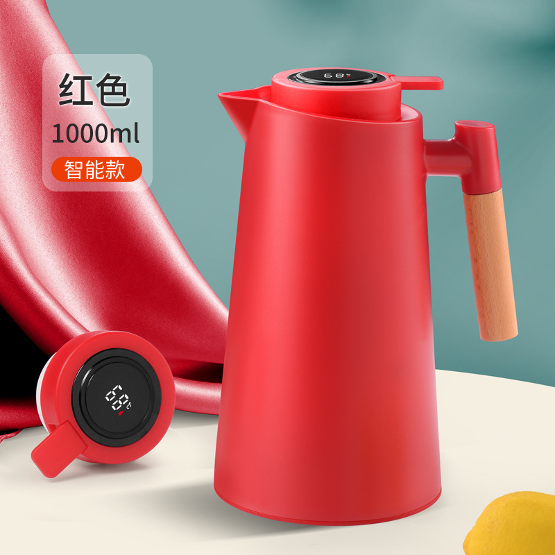 スマート保温ポット商用ガラス内胆保温ポット家庭用湯たんぽ保温ポット卸売り大容量保温ポット|undefined