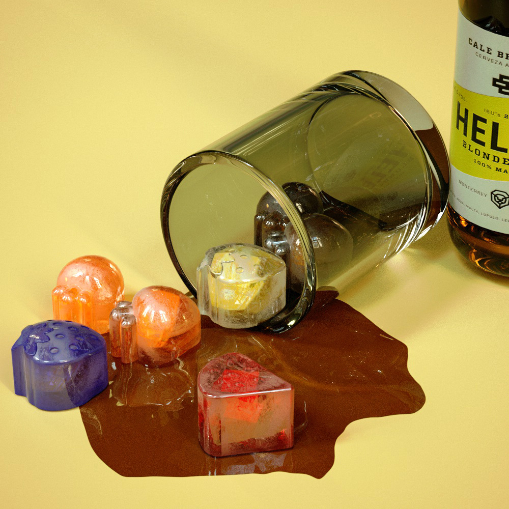 Silicone moldes de hielo 6 grados de fresa calabanta sandía hielo whisky molde de hielo anti-alimentado