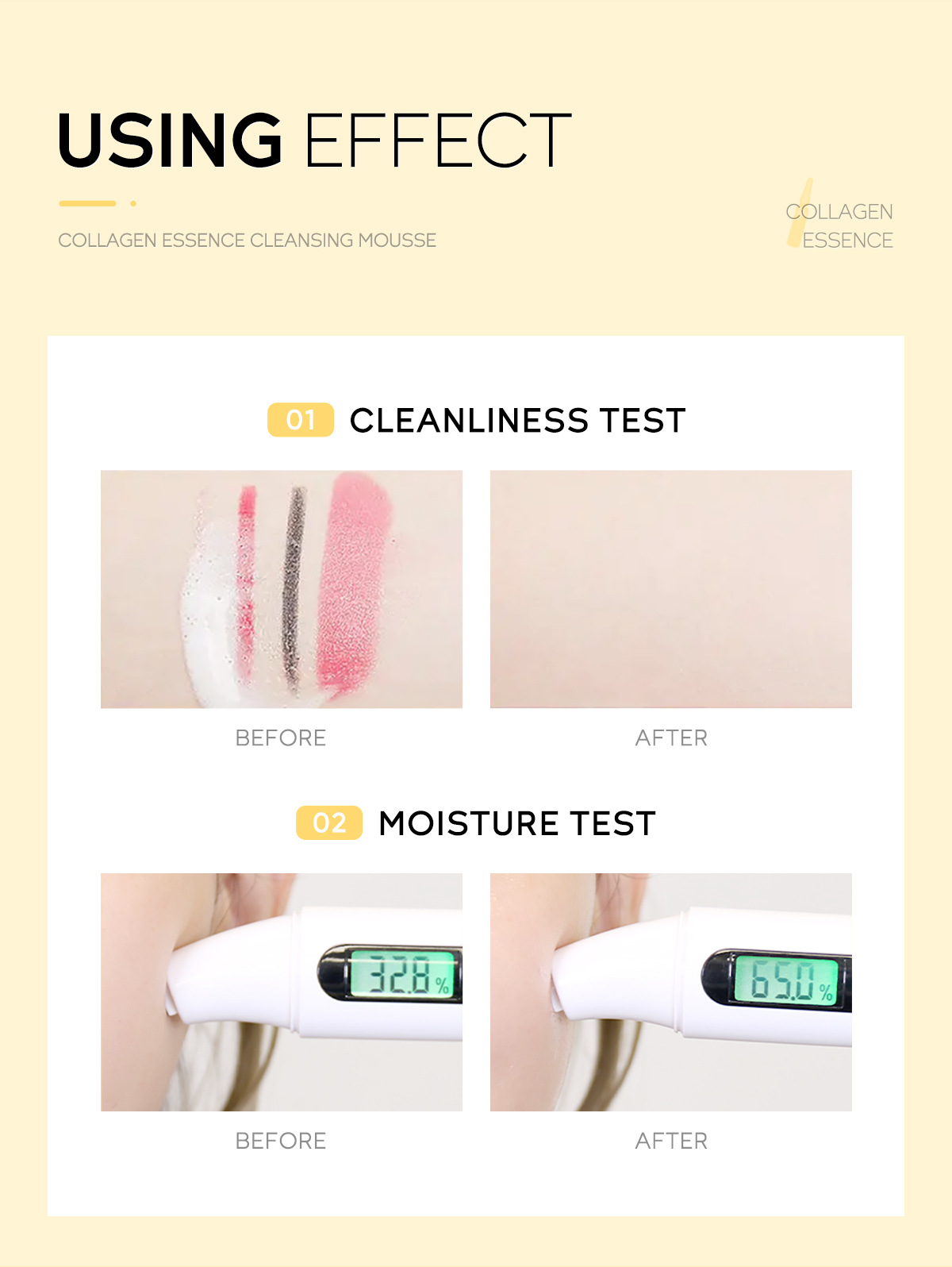 Laikou Collagen Cleansing Mousse 120ml Cleansing Cosmetics and skin care products wholesale Cross-border skin care products manufacturer undefined