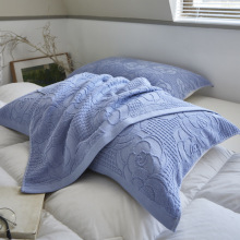 老式毛巾枕巾纯棉毛圈一对装纯色提花成人学生老式四季枕头巾单人