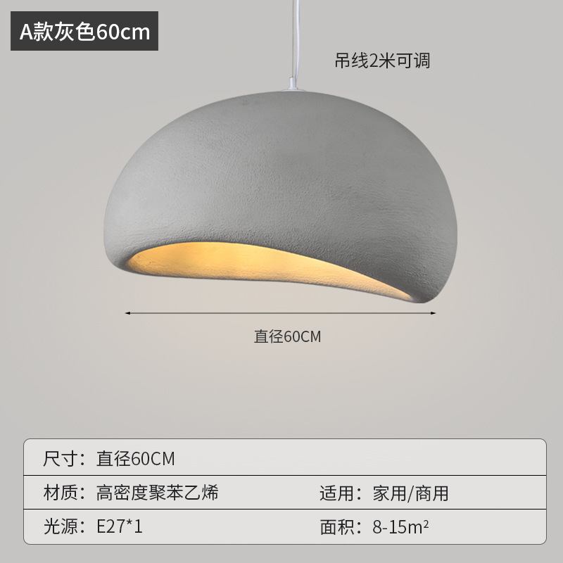 Wabi-Jifeng Candelabro Diseñador Cream Cafe Yuanbao B & B Restaurant