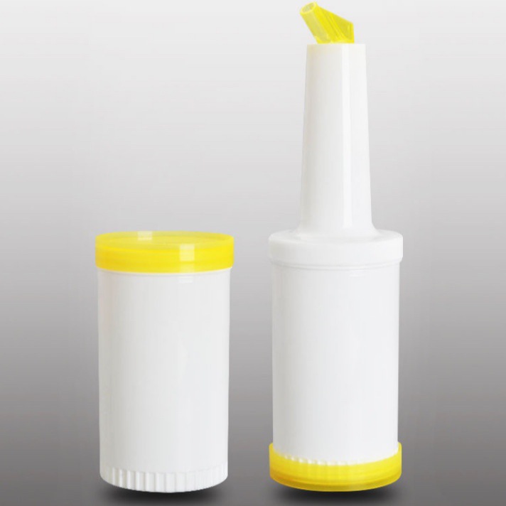 Jarra de Plástico para Jugo o Cóctel, 1 Litro, Varios Colores, para Bar o Hogar