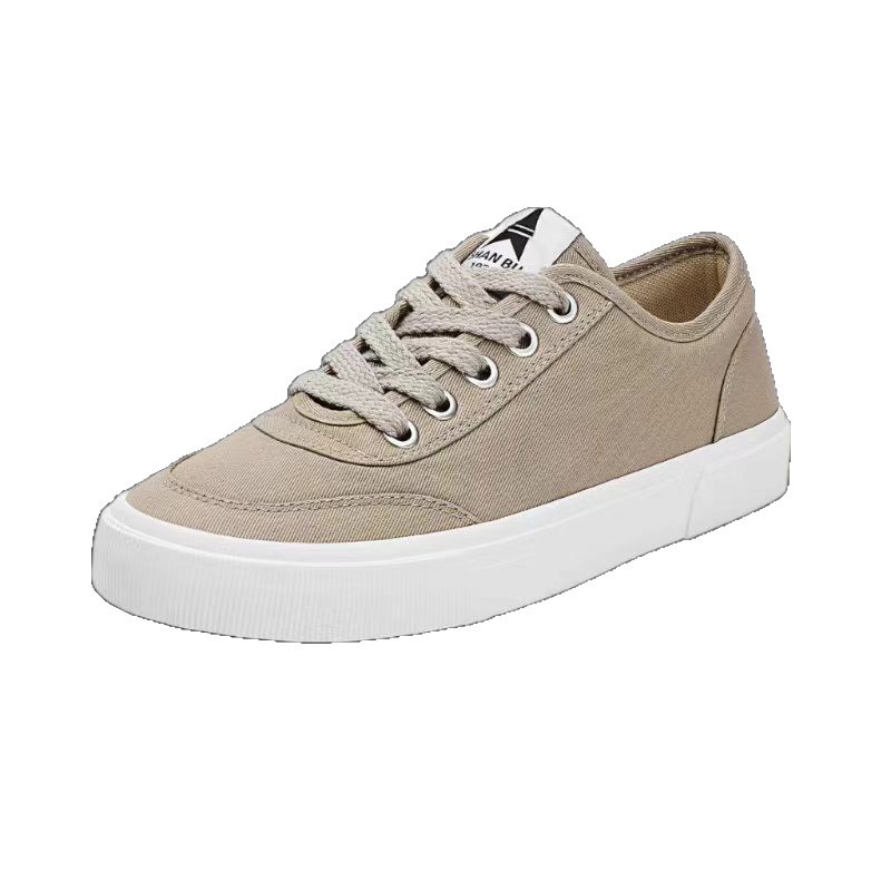 Zapatos de hombre de color sólido zapatos de lona clásicos básicos simples de estilo universal de moda baja zapatos de skate de lazos planos zapatos de mujer