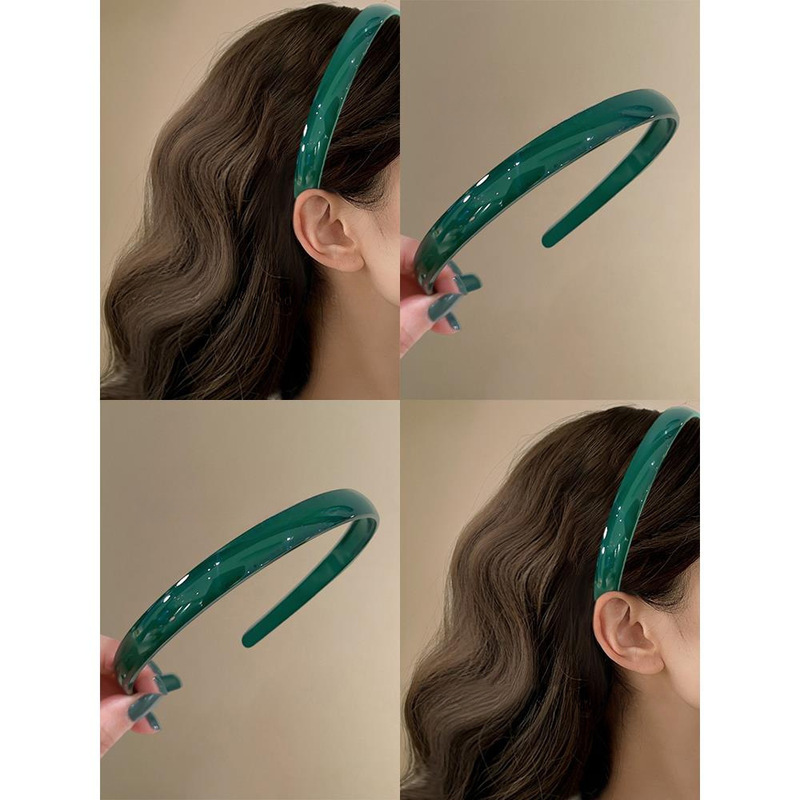 Jelly Green Toothed Non-Slip Hairband 2026 Spring/Summer New Style Headband for Washing Face, Elegant and High-End Hairpin Jelly Green Toothed Non-Slip Hairband 2026 Spring/Summer New Style Headband for Washing Face, Elegant and High-End Hairpin
