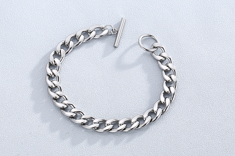 30g Weight Bracelets Classification 304 Stainless Steel Chain Material Anniversary, Business, Travel Occasion 304 Stainless Steel Material Geometric Pattern Unisex Gender Fashion Style Waterproof Non Tarnish Craft PVD Coated 18K Gold Plated Geometric Titanium Steel Fashion Waterproof Non Tarnish Titanium Steel Bracelets 7