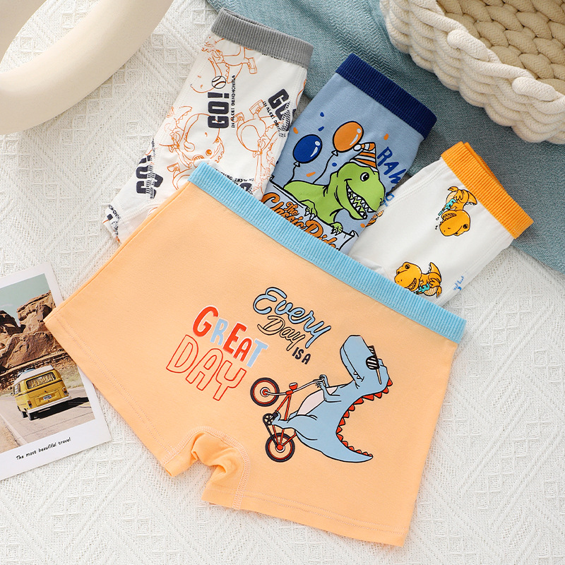 Desarrollo de malla de dibujos animados suave transpirable panty elástico para niños calzoncillos casuales cómodos para niños