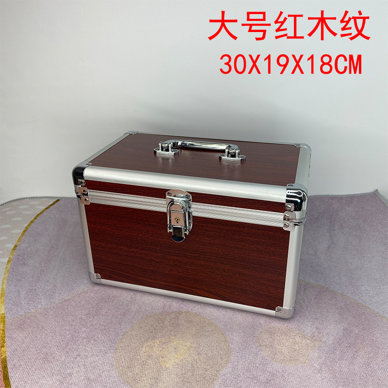 Caja de herramientas de técnico de baño de pies de doble capa, baño de pies, terapia de pedía, masaje de oído, salón de salud, caja de almacenamiento portátil, caja de reloj superior